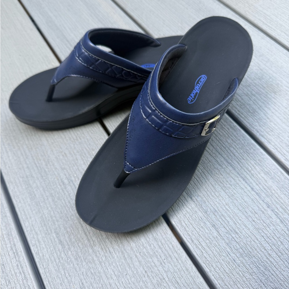 Stylish Navy Flip-Flops